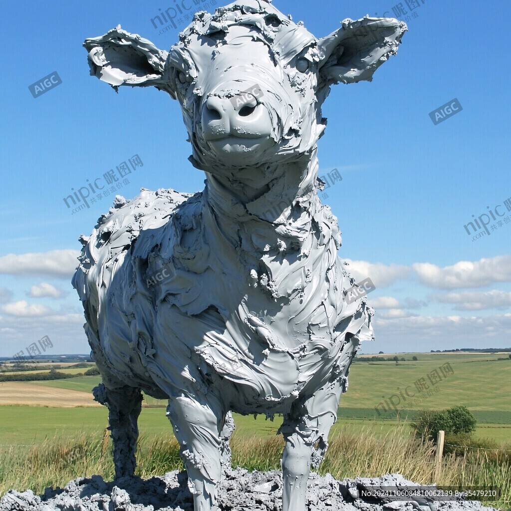 未羊雕塑