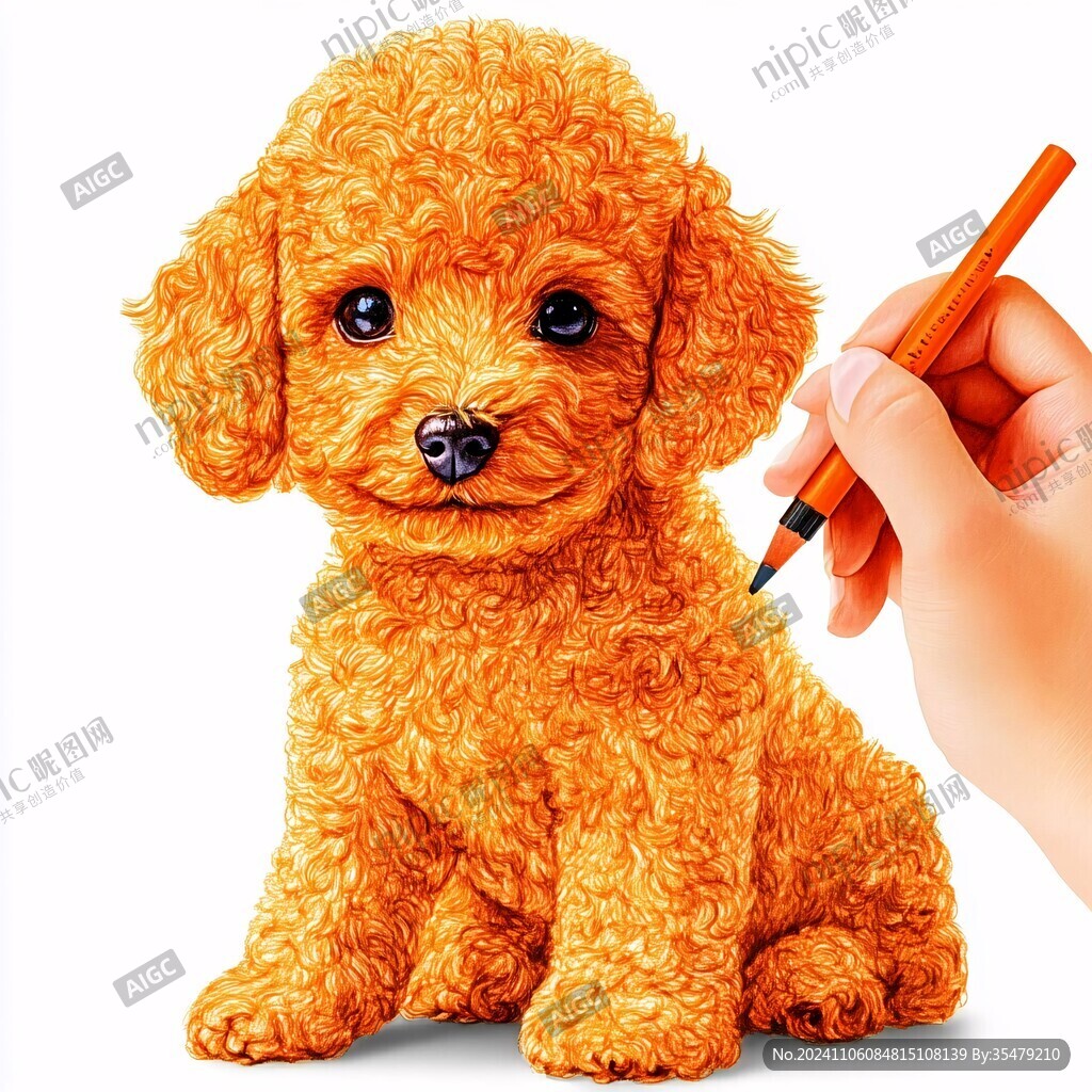 小狗绘画定制