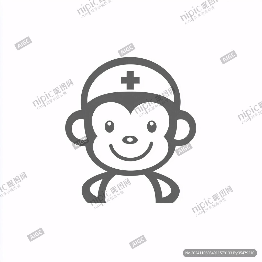 卡通医生logo