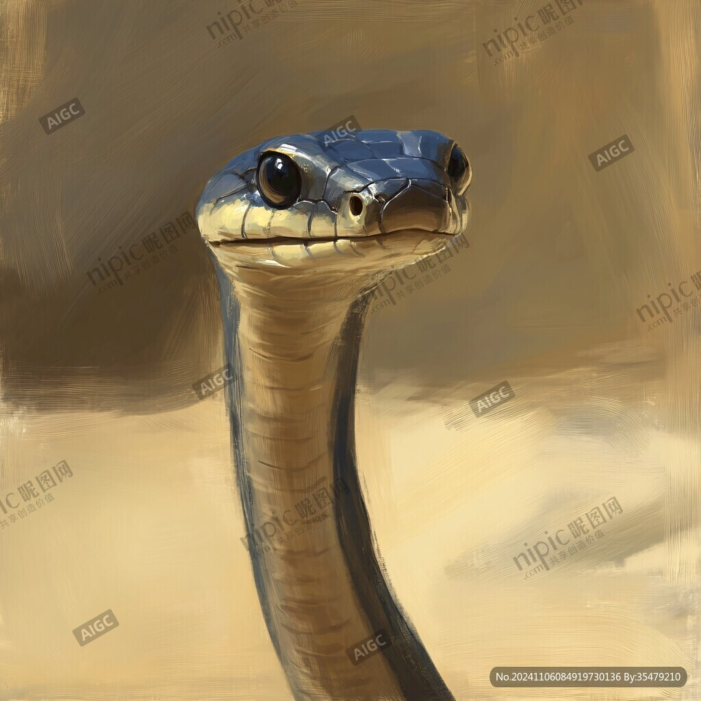蛇类插画
