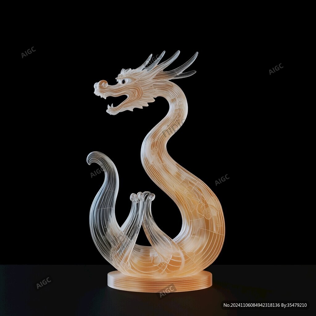 水晶工艺龙