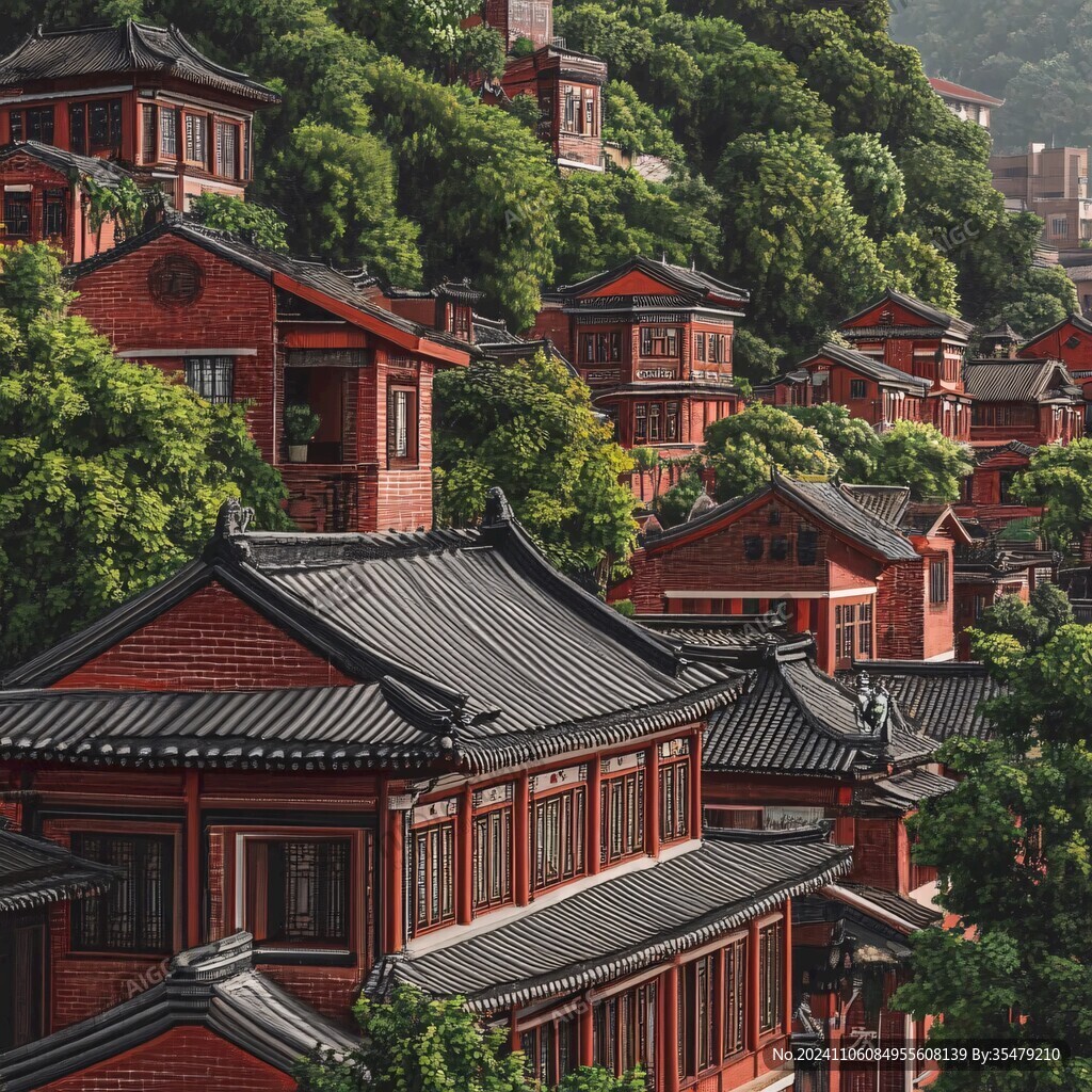 横店插画