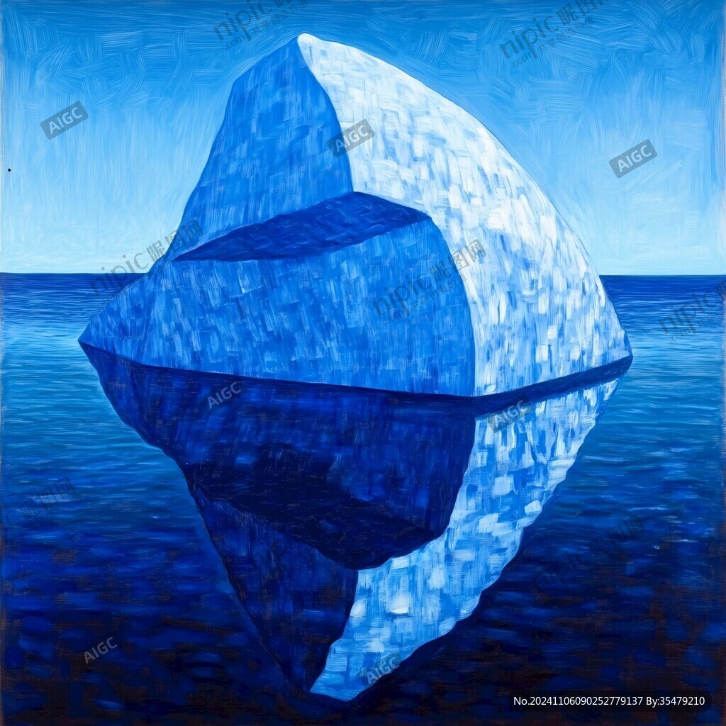 小船抽象画