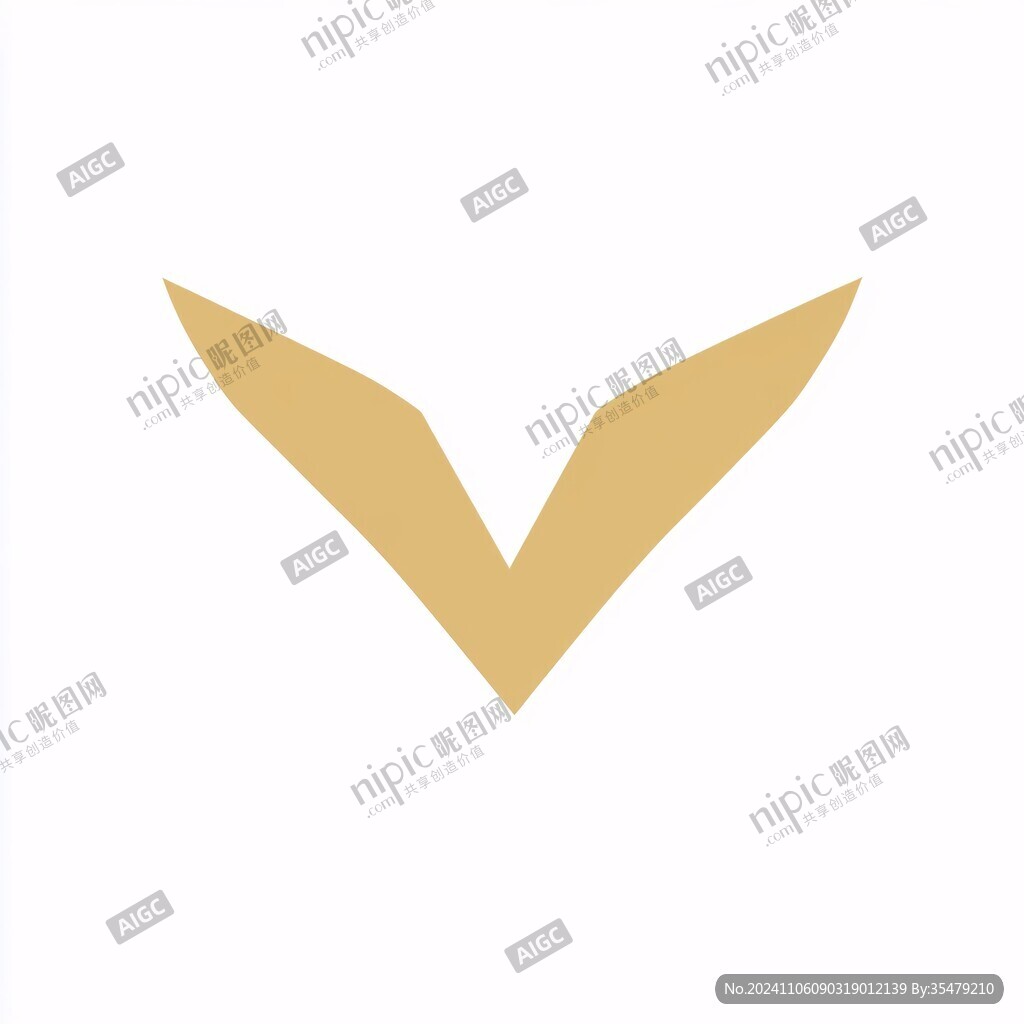 字母v元素logo