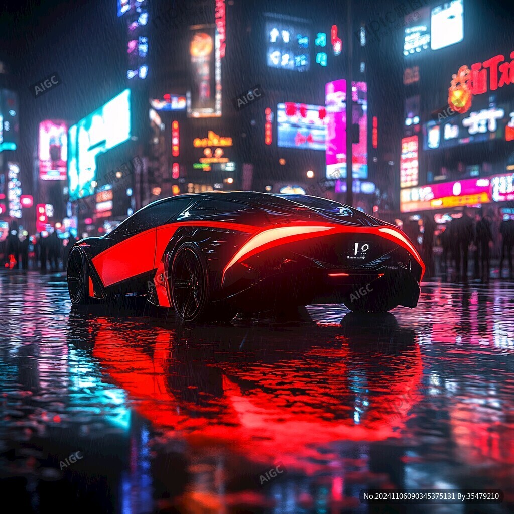 未来科技感汽车