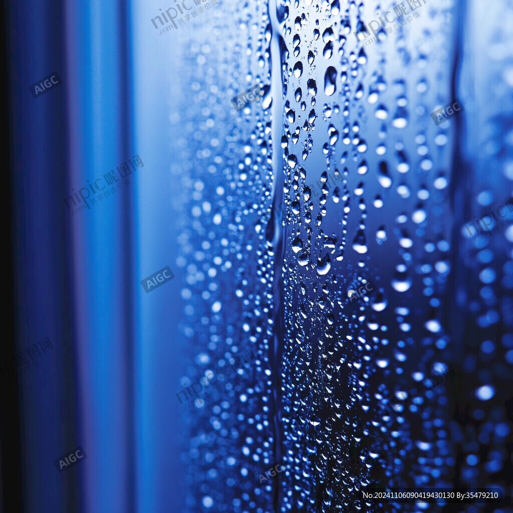 雨水窗户风景