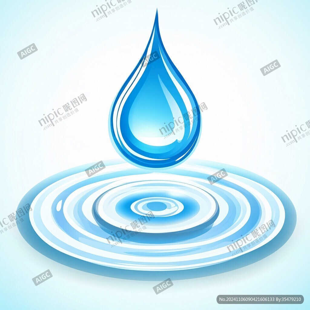 水滴模板下载