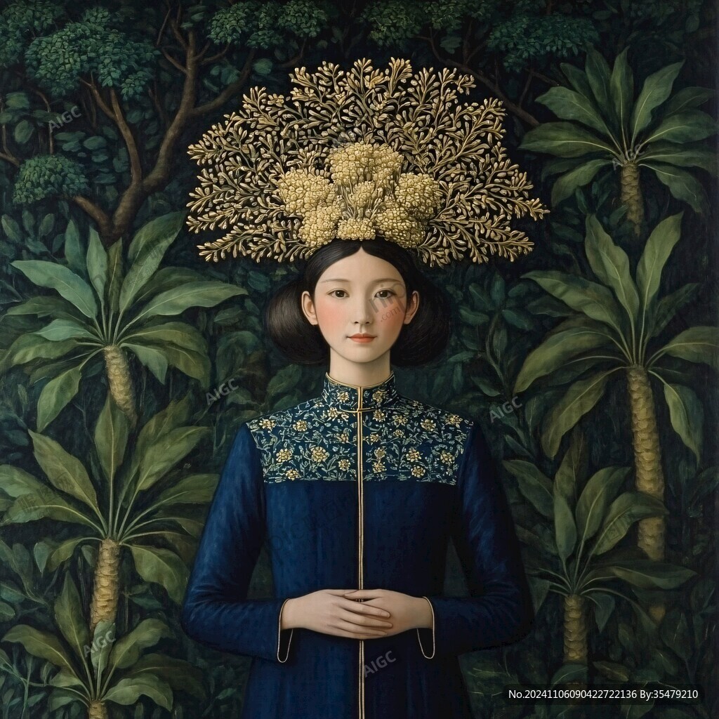 丙烯画人物