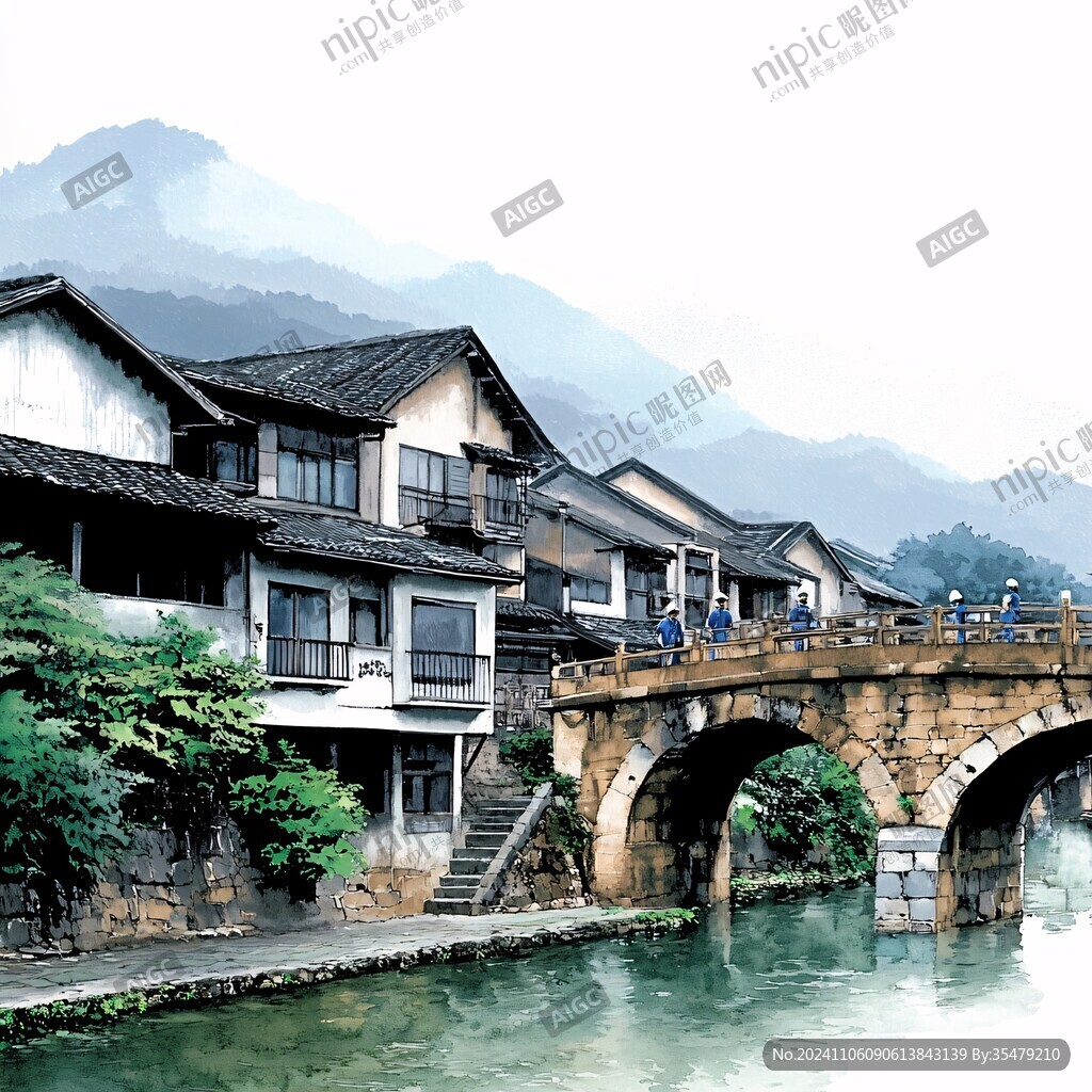 石桥楼房