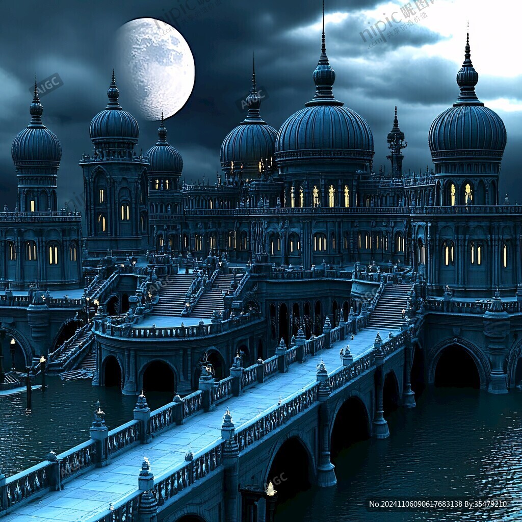 石桥夜景景观