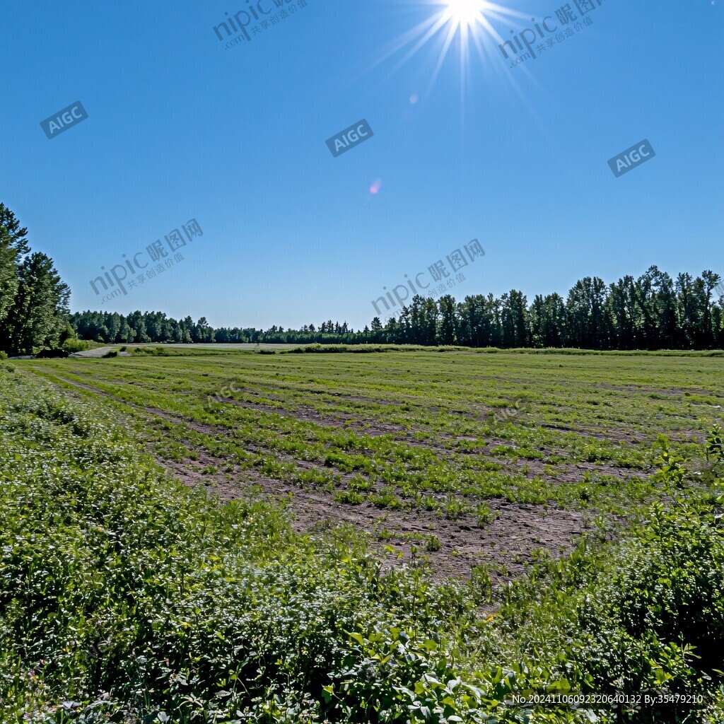 一片花生地庄稼地