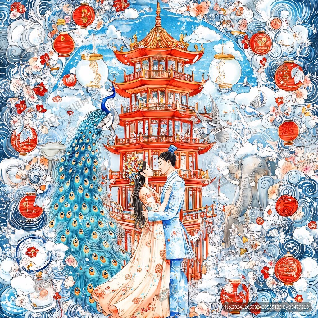 国潮风爱情