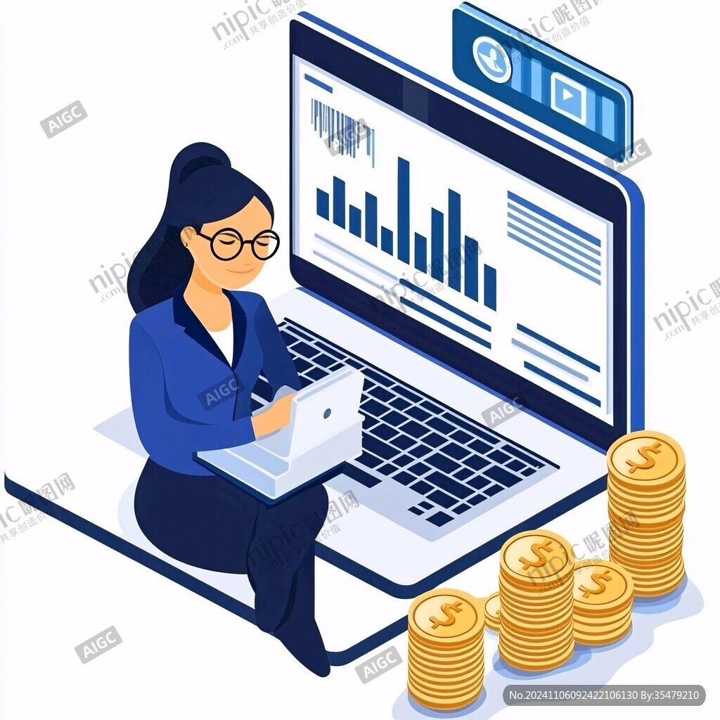 金融行业卡通