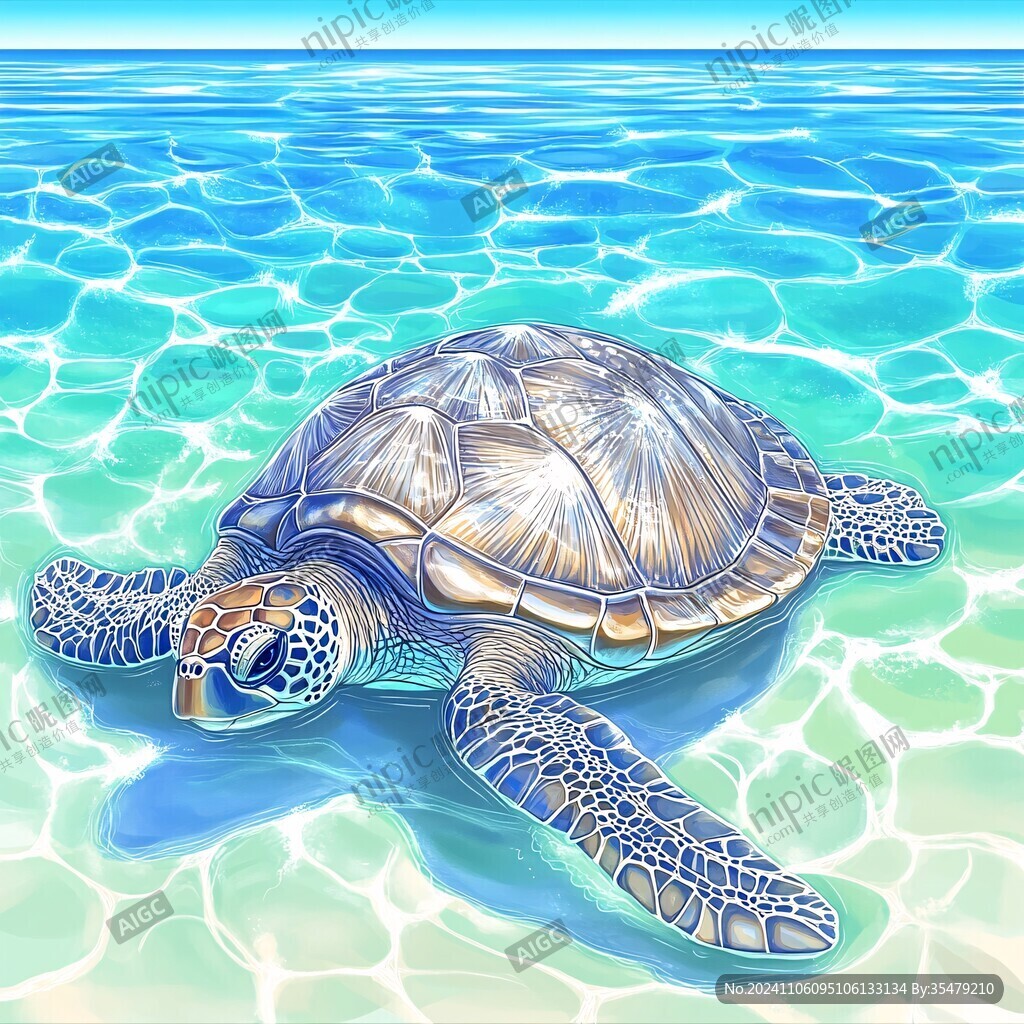 海龟原创插画