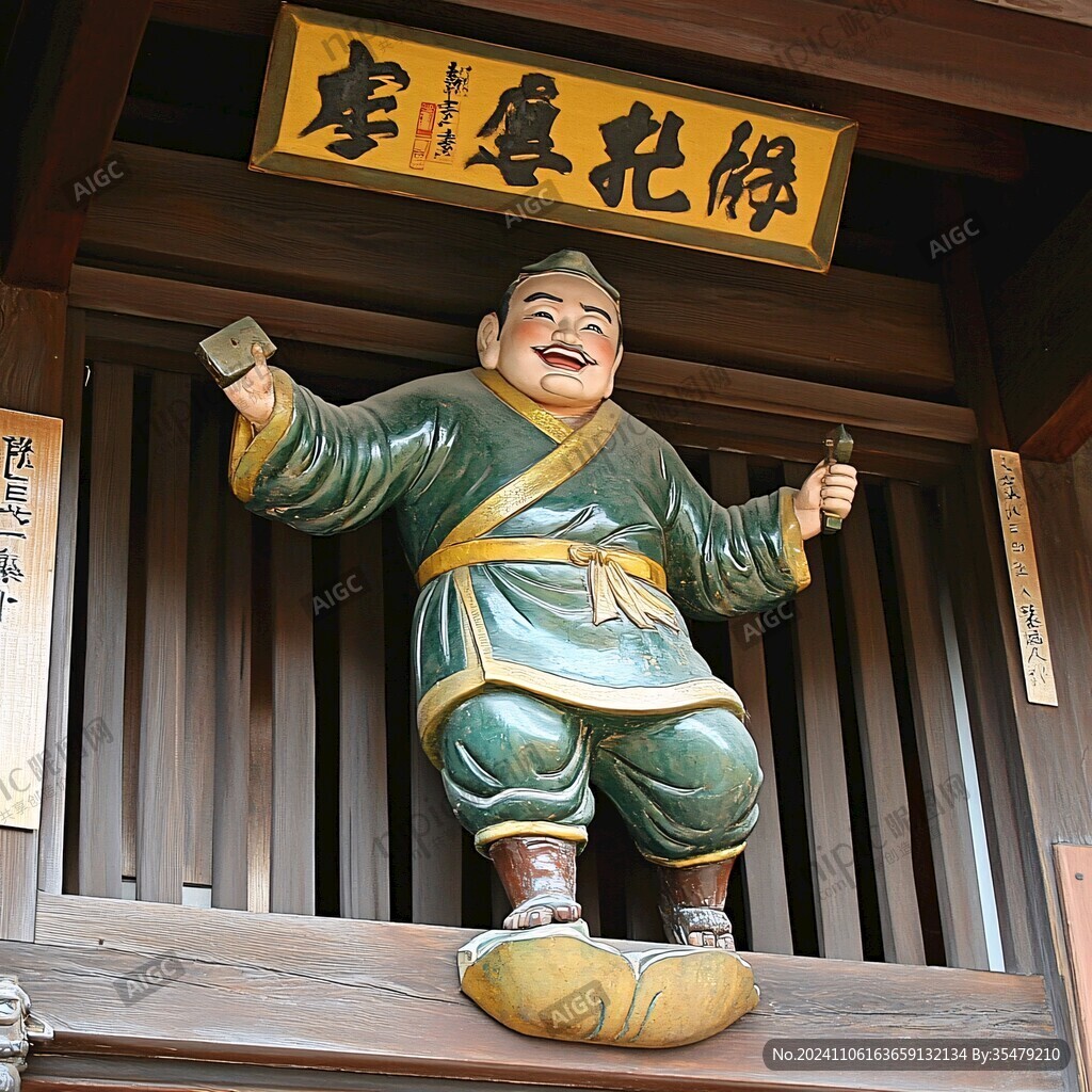 出家的武松像