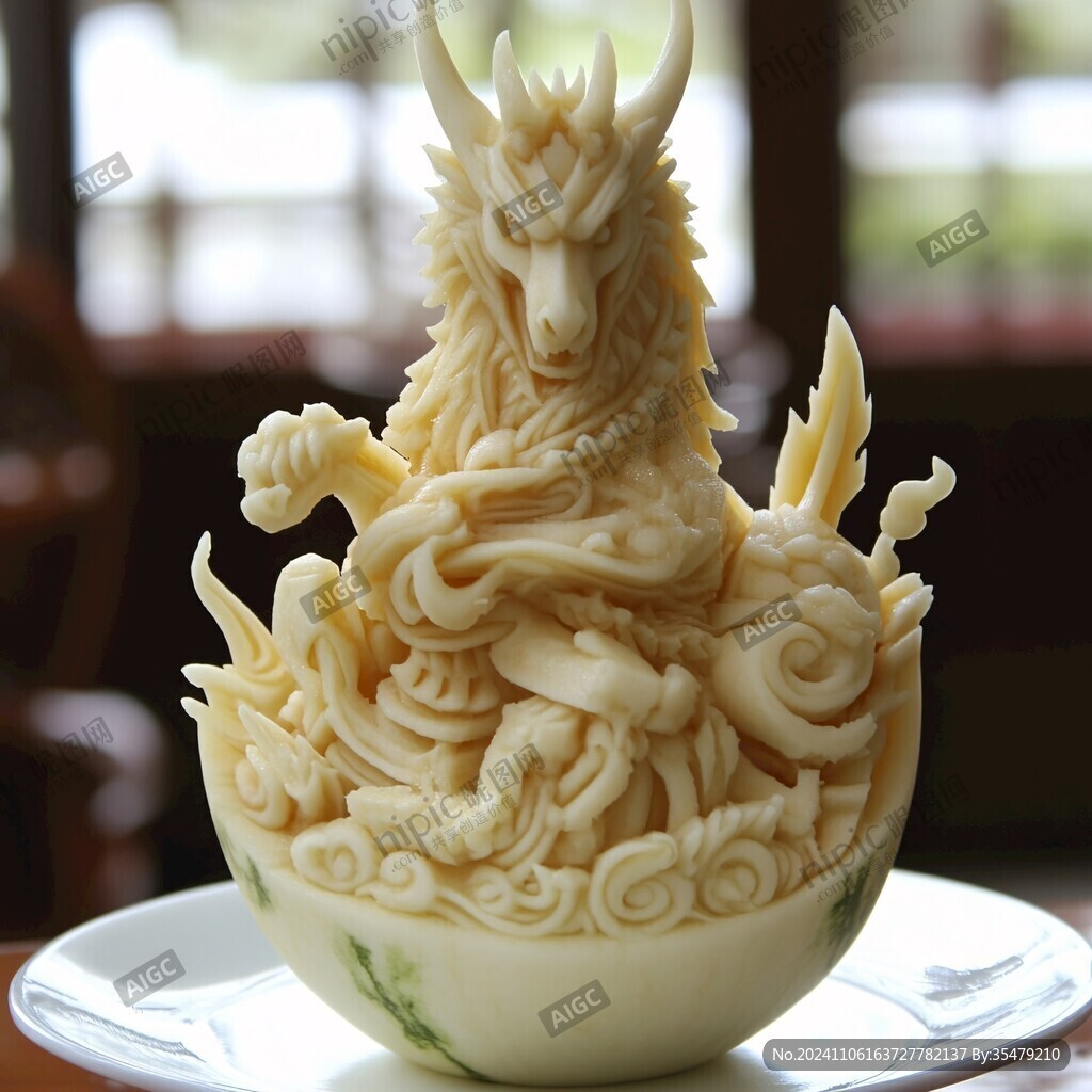 精美高清食品雕刻