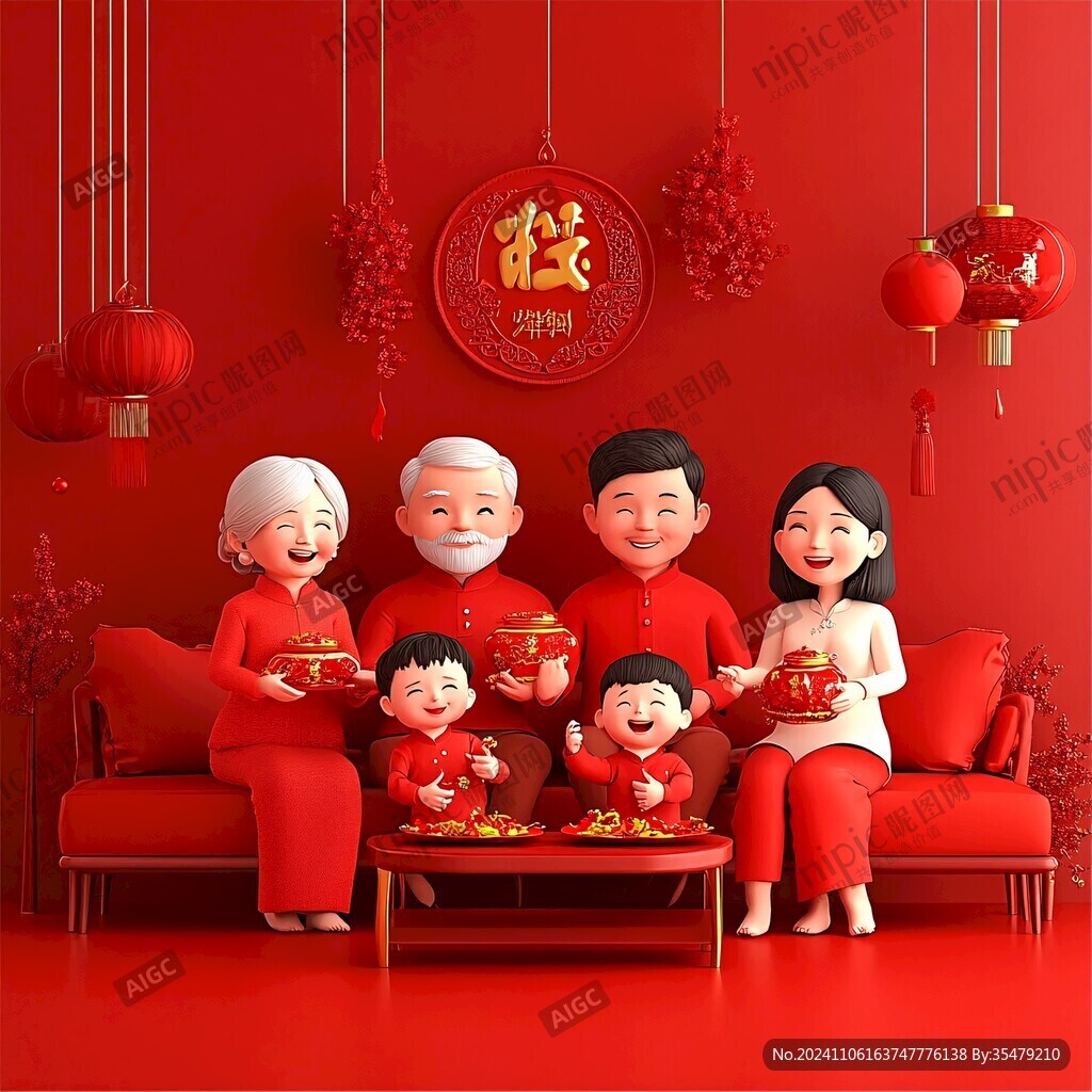 春节全家福