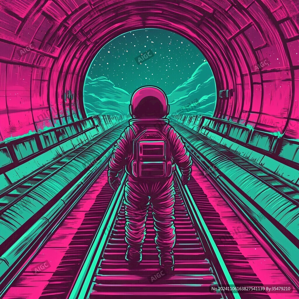 科幻题材插画