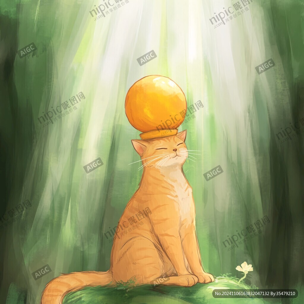 橘猫插画
