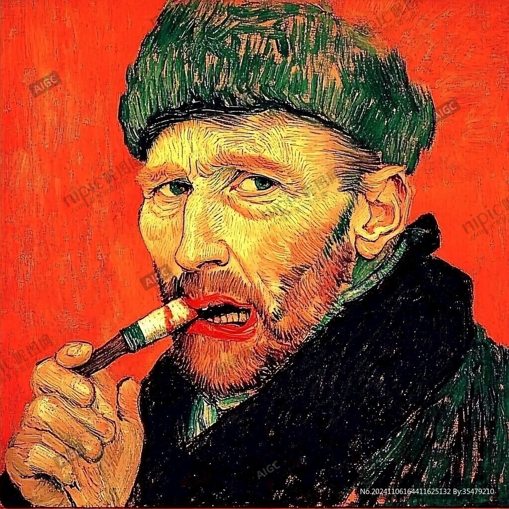 没有耳朵的梵高自画像