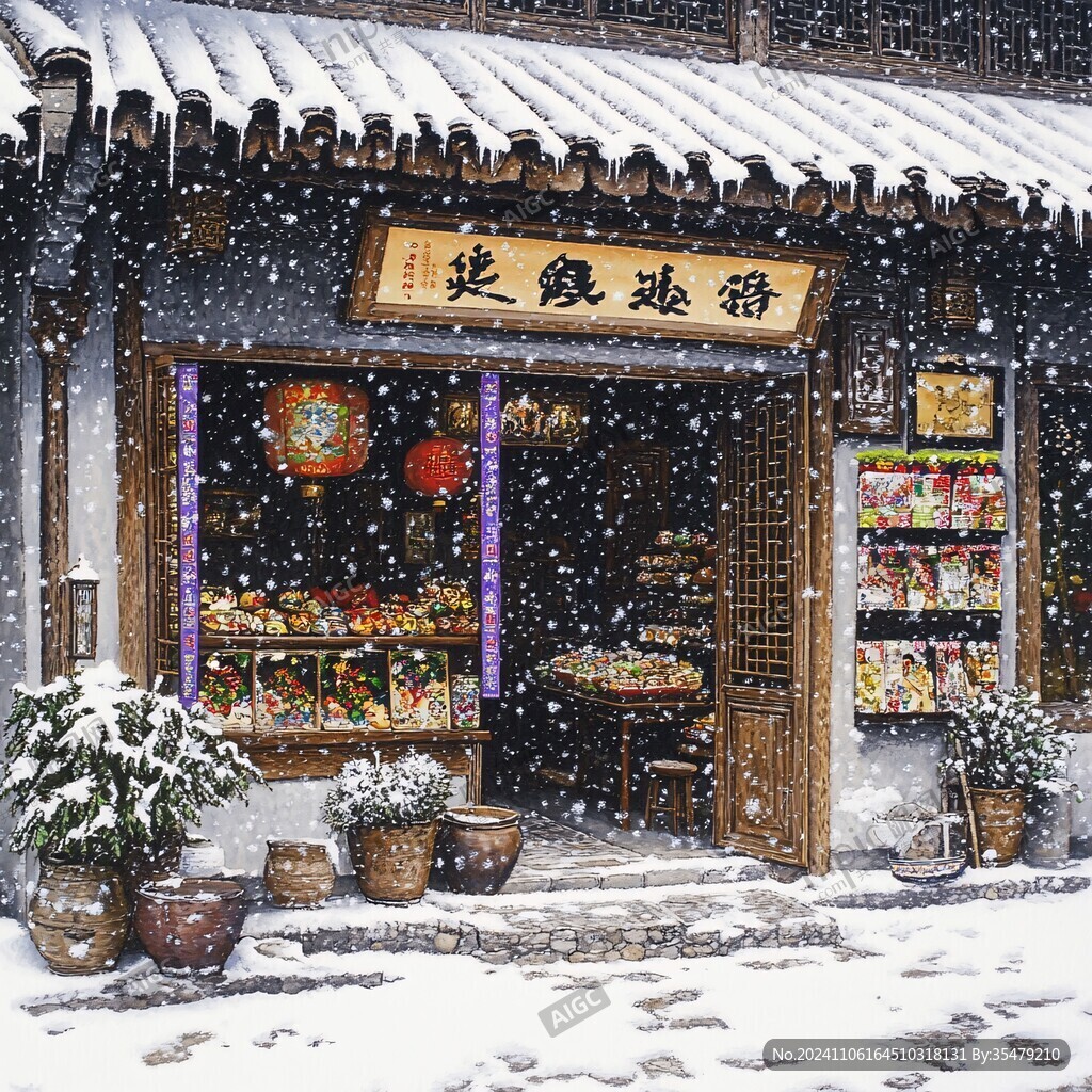 古风店面