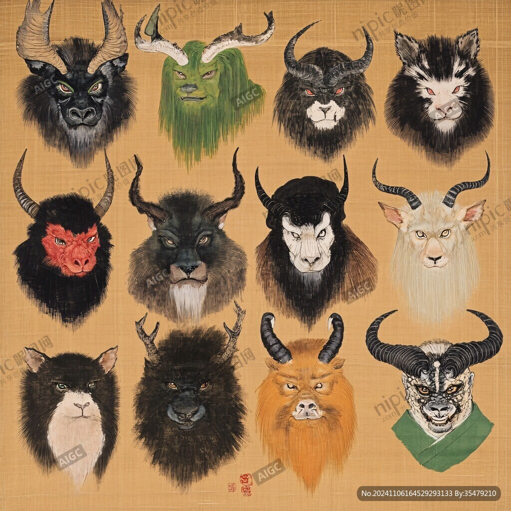 12生肖兽首
