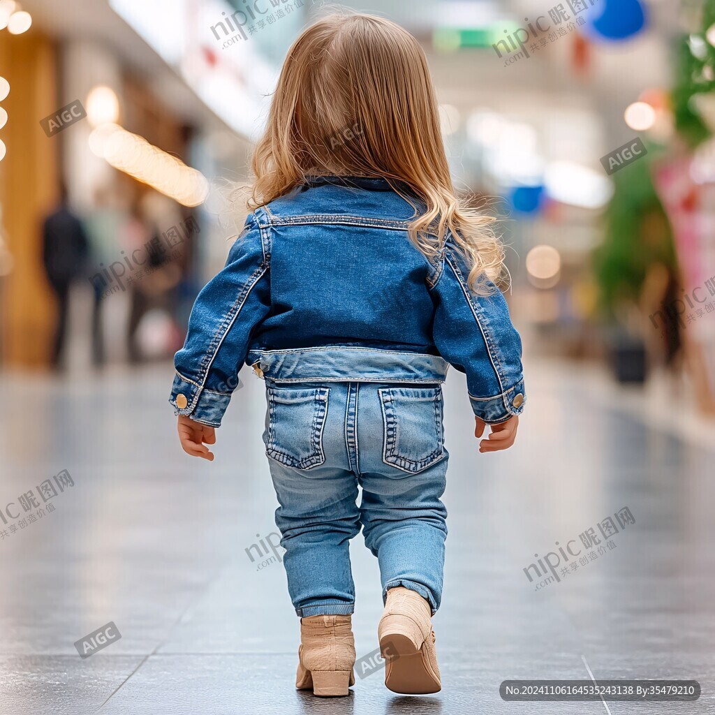 小孩逛街