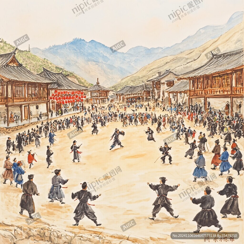 古代游街