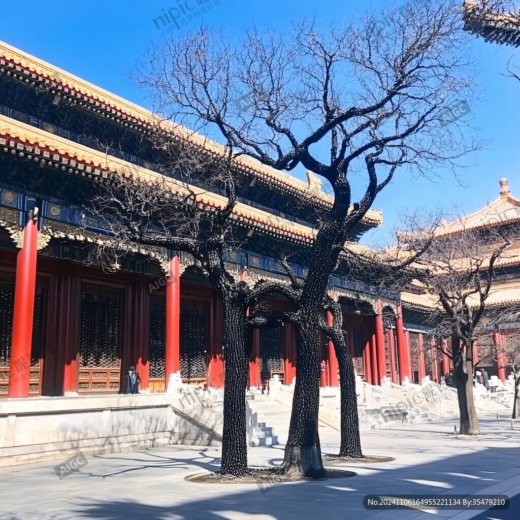 故宫十八槐