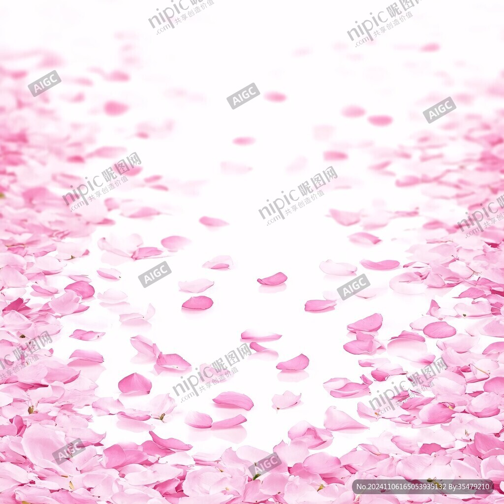 散落的花瓣浪漫唯美