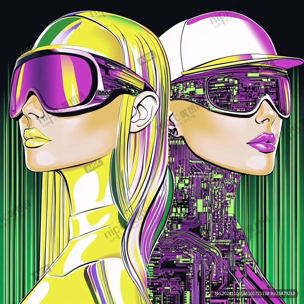 赛博朋克潮流人物