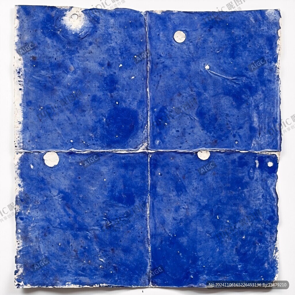 蓝色仿古小地砖