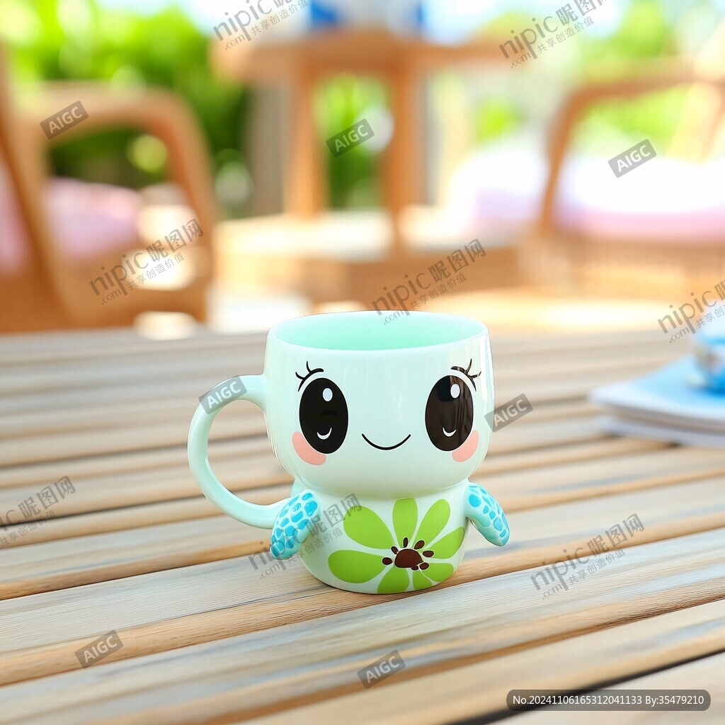 水杯吉祥物设计