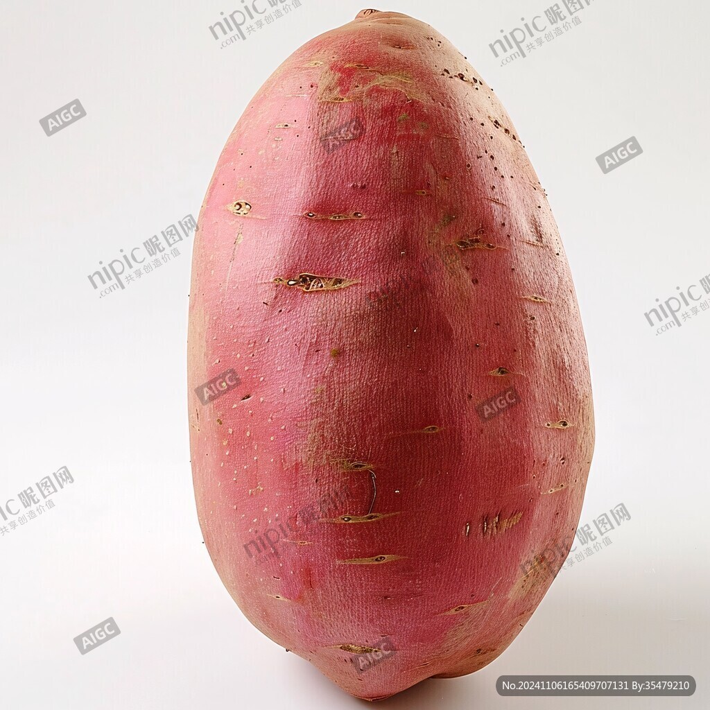 红皮土豆白底图