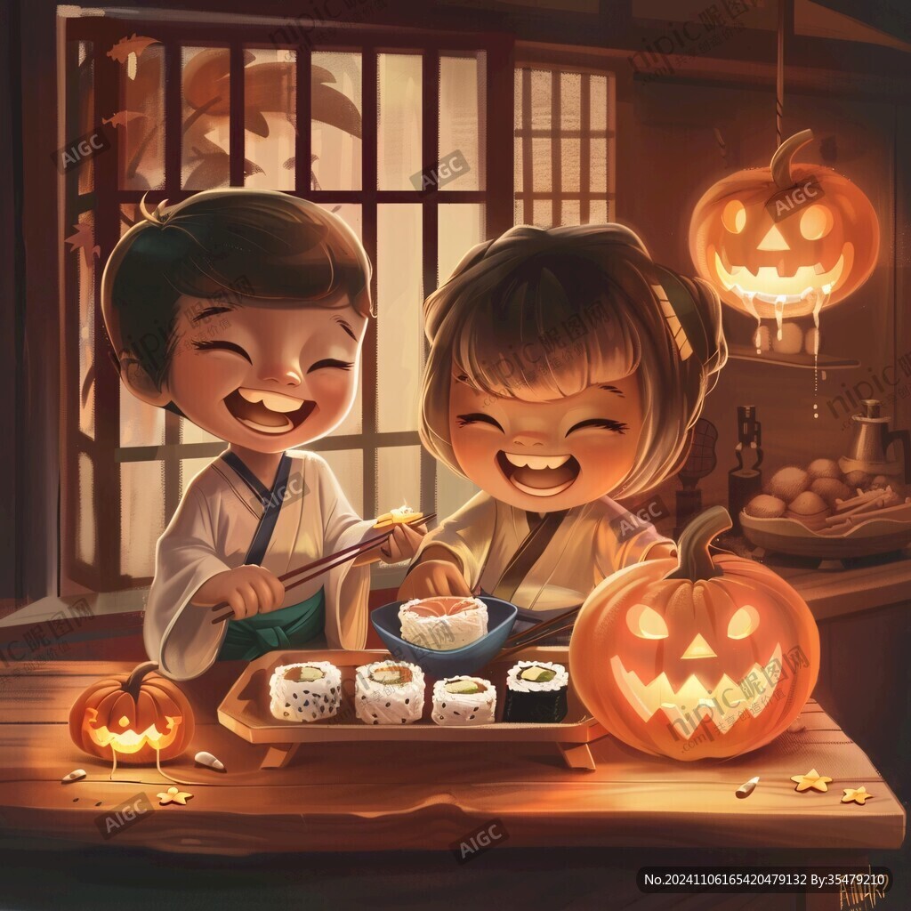 宵插画