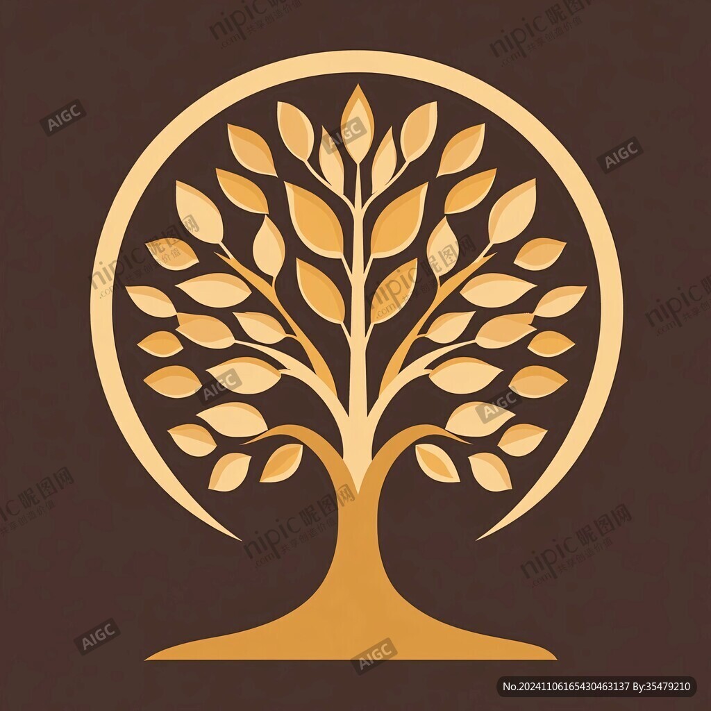 橡树种子logo