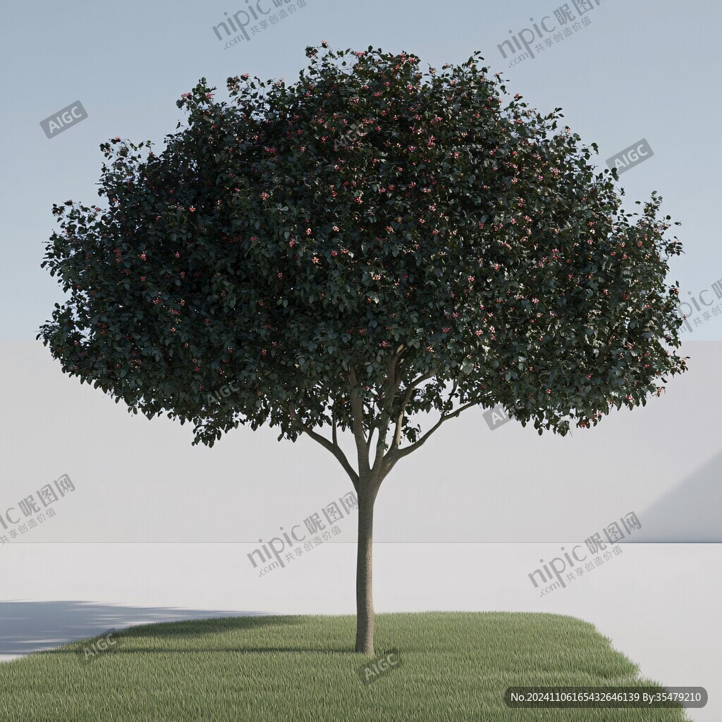 3d苹果树