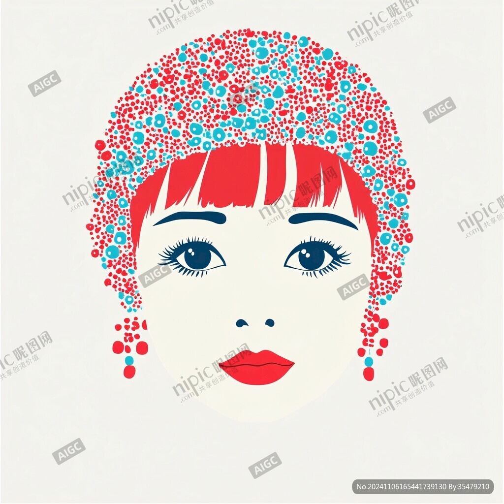维吾尔族少女形像设计