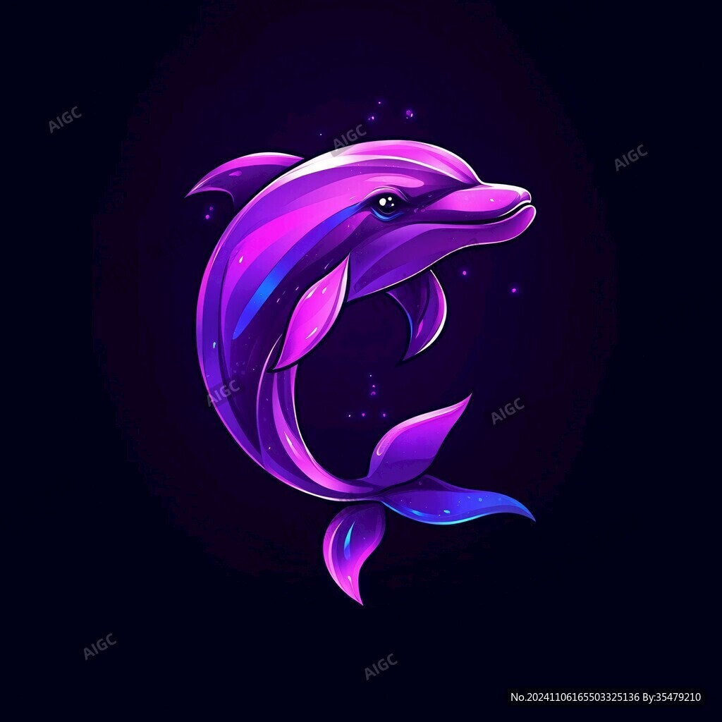 时尚唯美创意海豚
