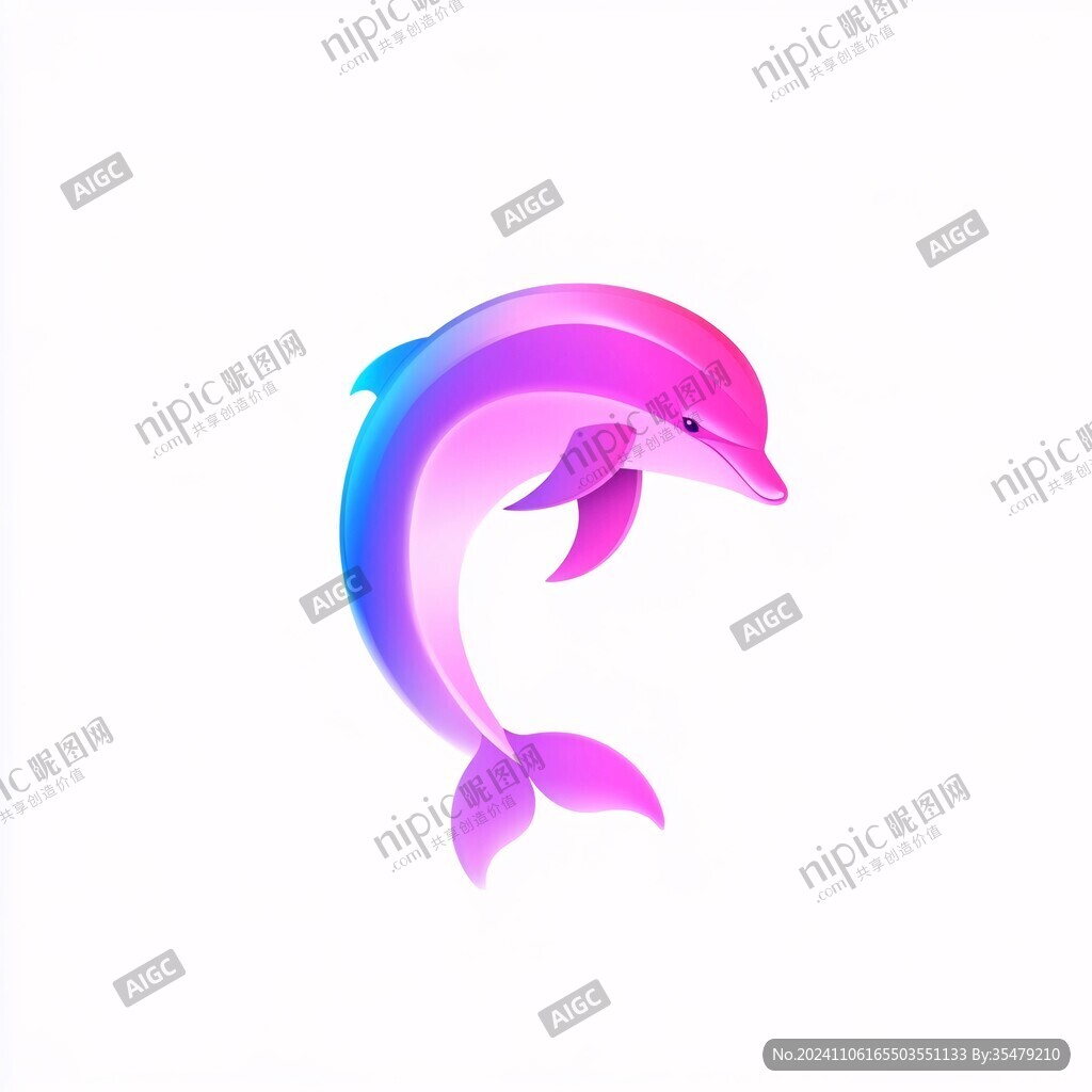 海豚设计logo