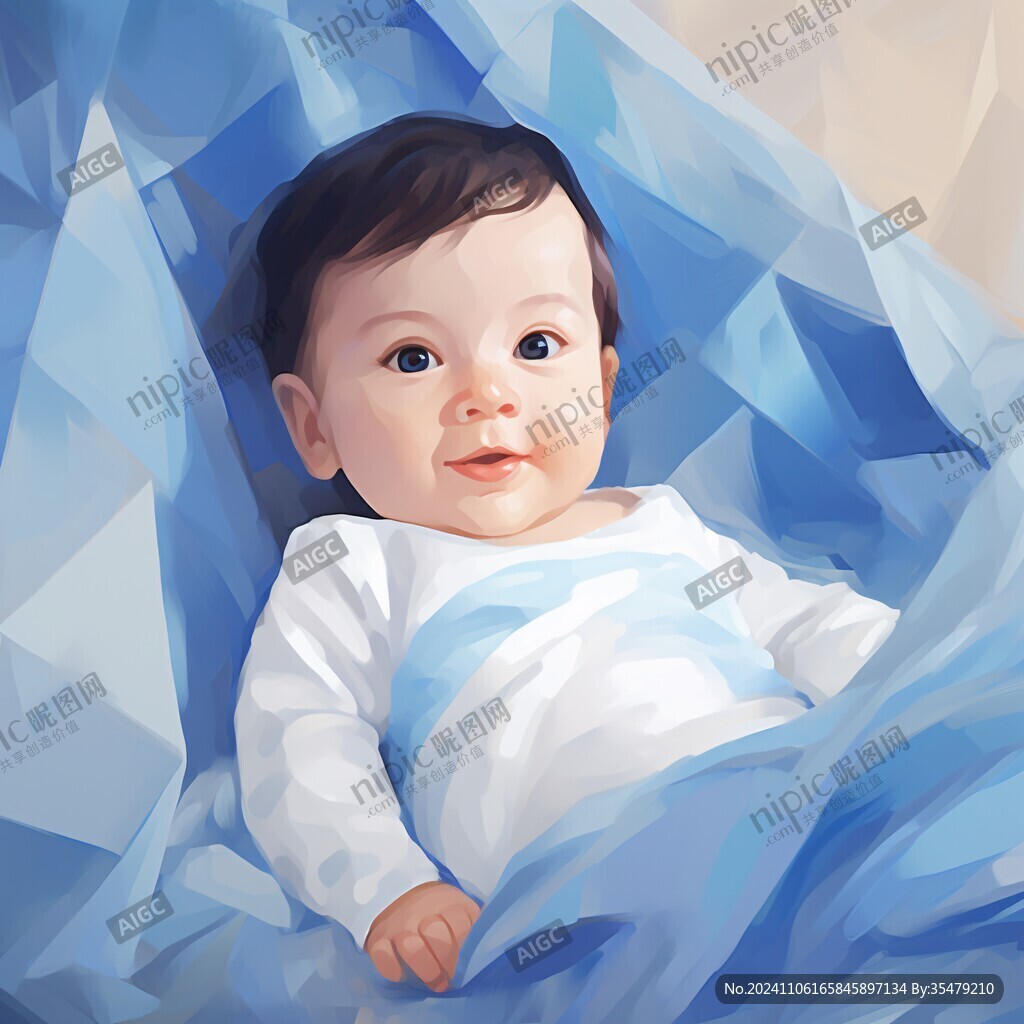 新生儿插画