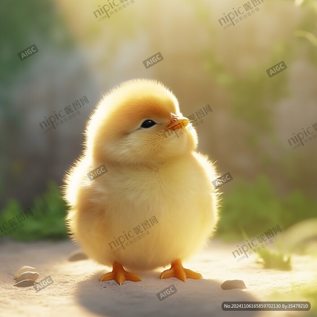 萌萌的小鸡仔