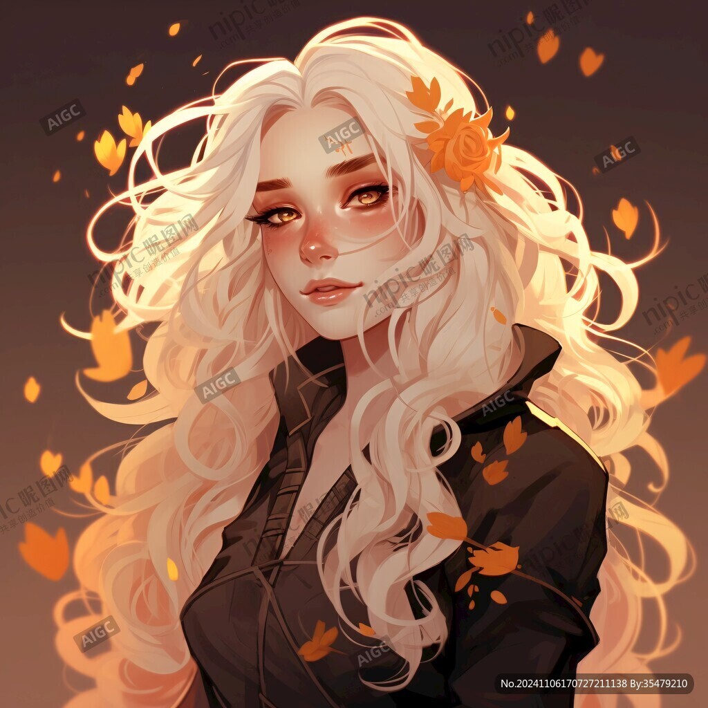 高级感女插画