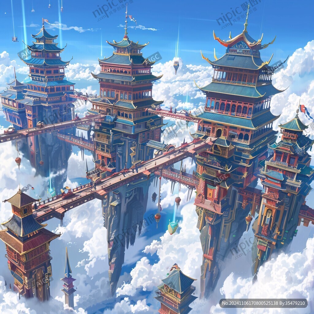 古风仙境天上宫阙