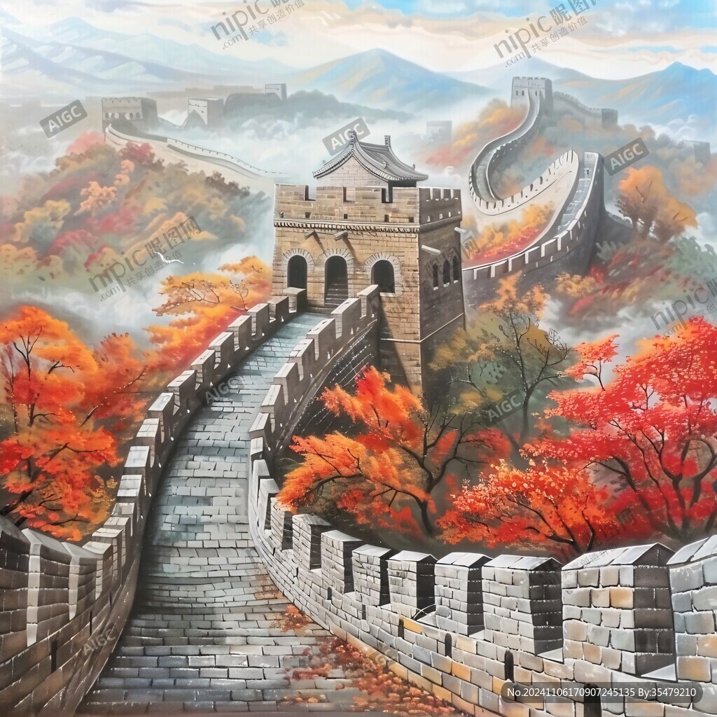 装饰画长城