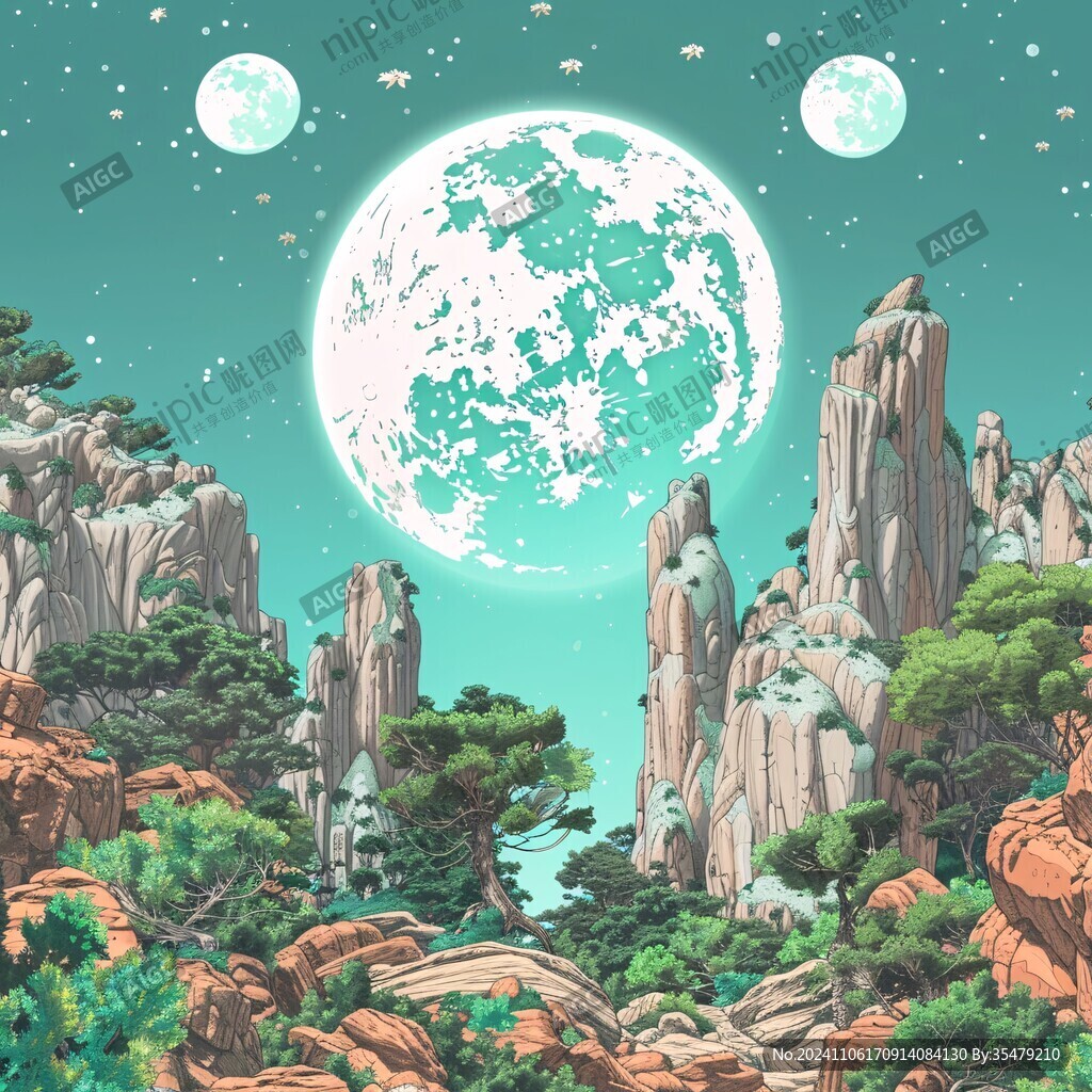 太姥山插画