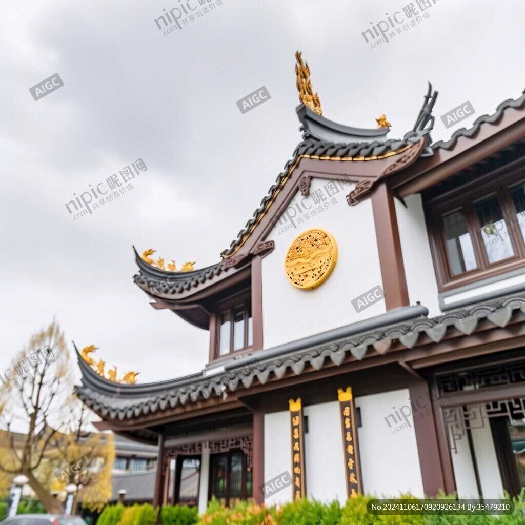 园博会江南风格建筑