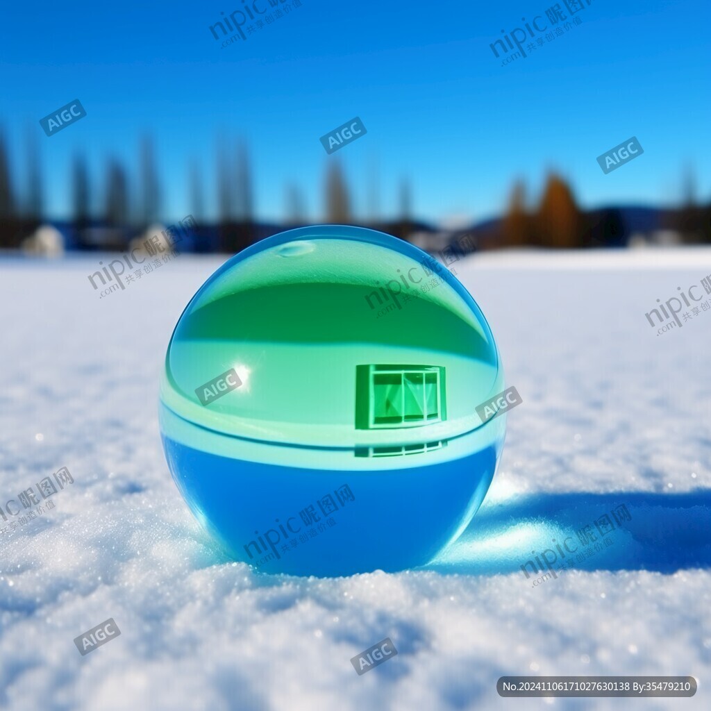 雪景水晶球