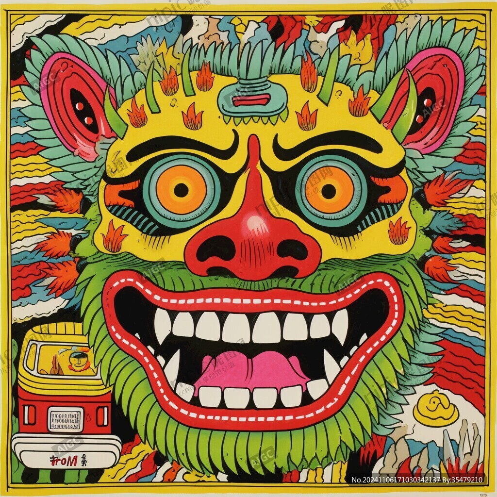 醒狮系列插画