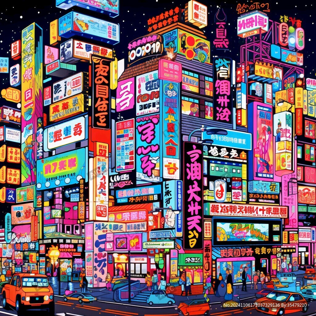 港风插画